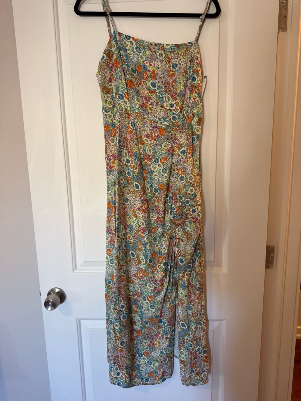 O’Neill  Floral Spaghetti-Strap Maxi Dress in Multi